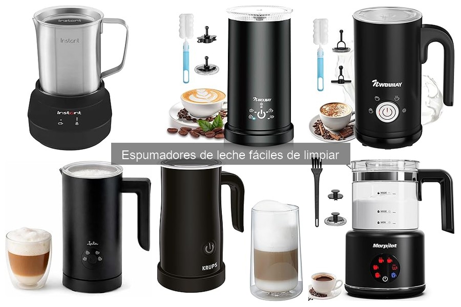 Espumadores de leche fáciles de limpiar: ¿qué son?