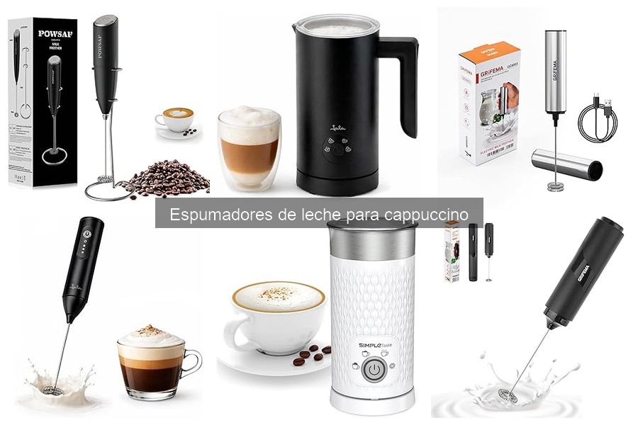 Espumadores de leche para cappuccino vs. espresso: ¿cuál elegir?