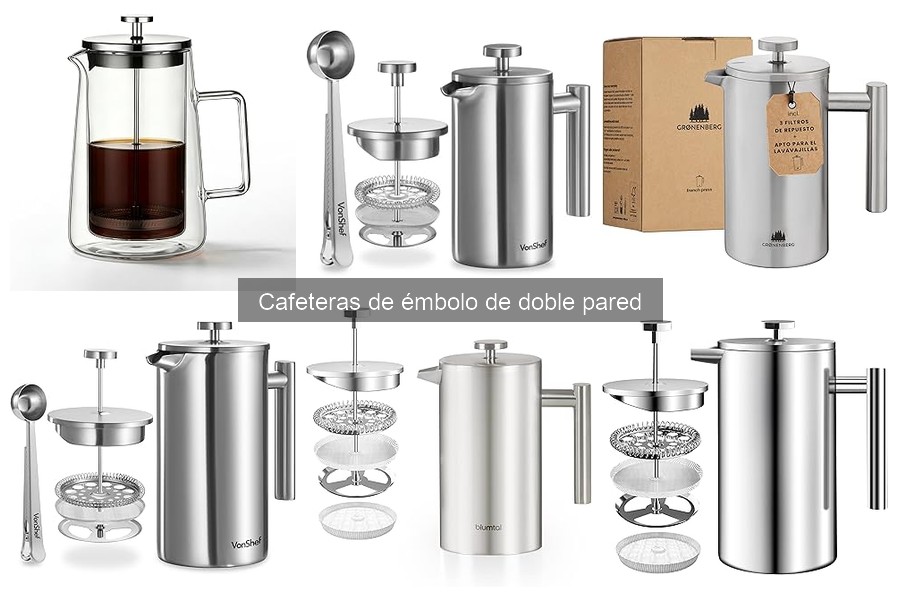 Guía de compra: cafeteras de émbolo de doble pared
