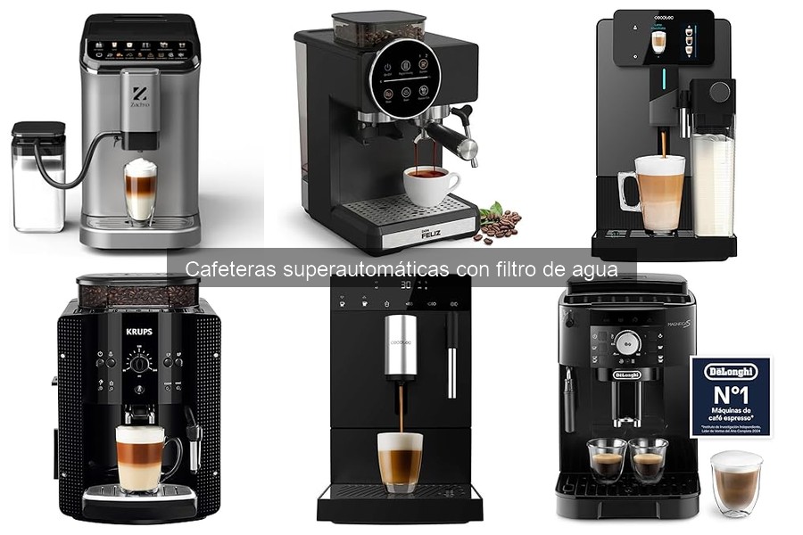 Guía de compra: Cafeteras superautomáticas con filtro de agua