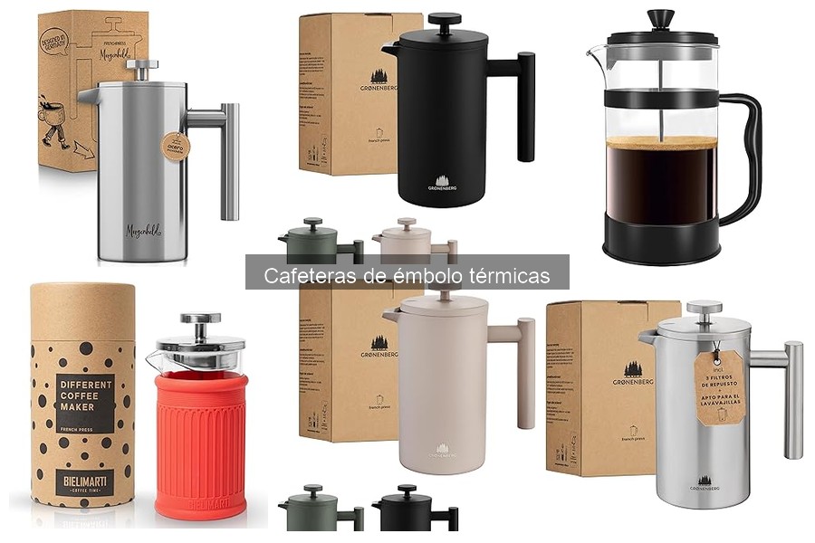 Guía de compra de cafeteras de émbolo térmicas