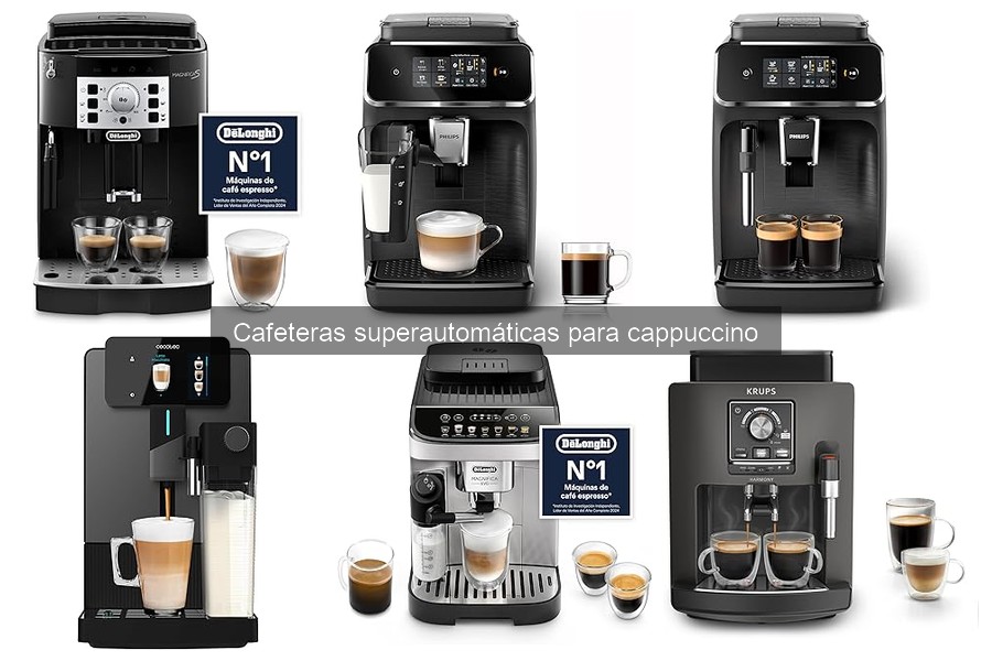 Guía de compra de cafeteras superautomáticas para cappuccino