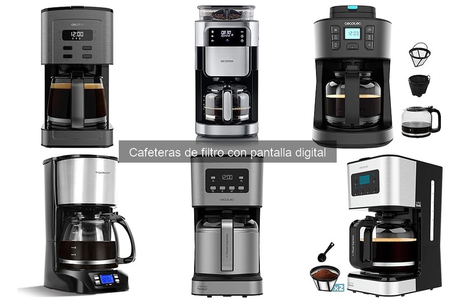 Guía de compra para cafeteras de filtro con pantalla digital