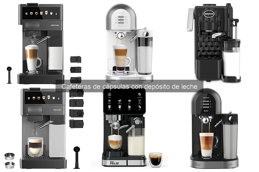 Guía para elegir la cafetera de cápsulas con depósito de leche