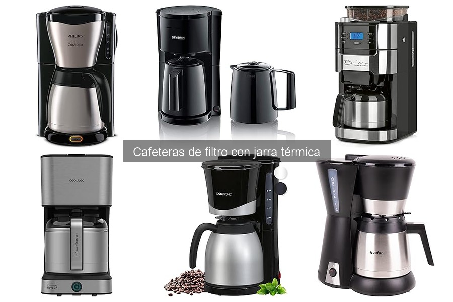 Guía para elegir la mejor cafetera de filtro con jarra térmica