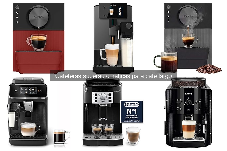 Guía para elegir la mejor cafetera superautomática para café largo