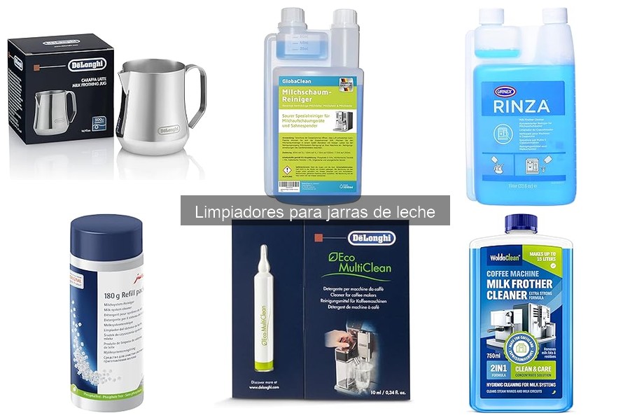 Ingredientes a evitar en limpiadores para jarras de leche