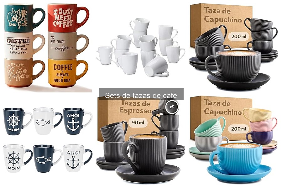 Los Mejores Sets de Tazas de Café para Regalar