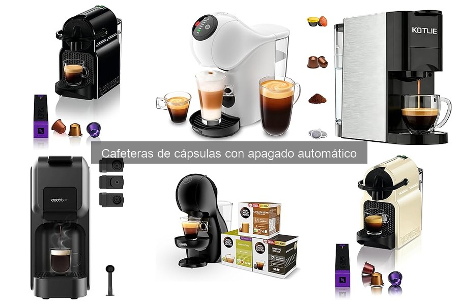 Mantenimiento de Cafeteras de Cápsulas con Apagado Automático