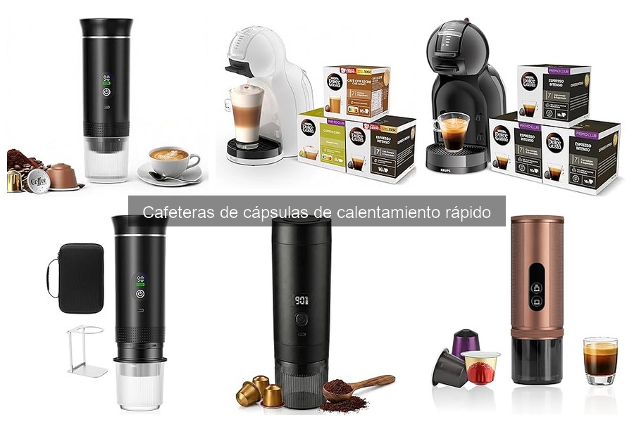 Mantenimiento de cafeteras de cápsulas de calentamiento rápido