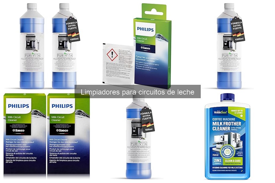 Mantenimiento de máquinas de café: frecuencia de limpiadores de leche