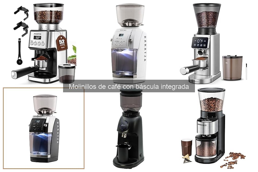 Mantenimiento del molinillo de café con báscula integrada