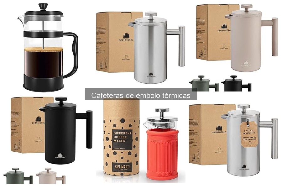 Mantenimiento y limpieza de cafeteras de émbolo térmicas