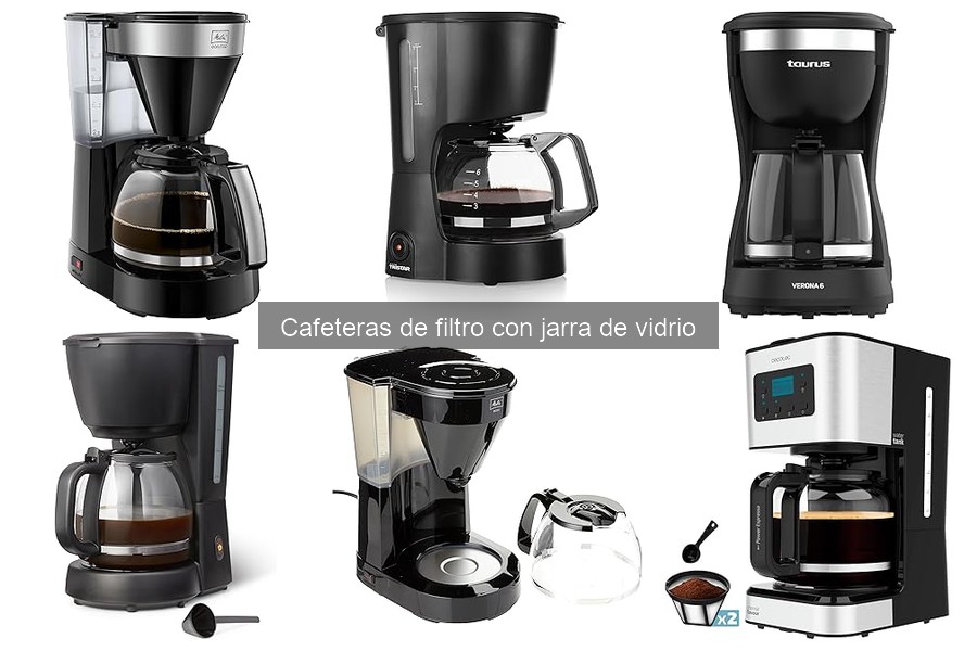 Mantenimiento y limpieza de cafeteras de filtro con jarra de vidrio