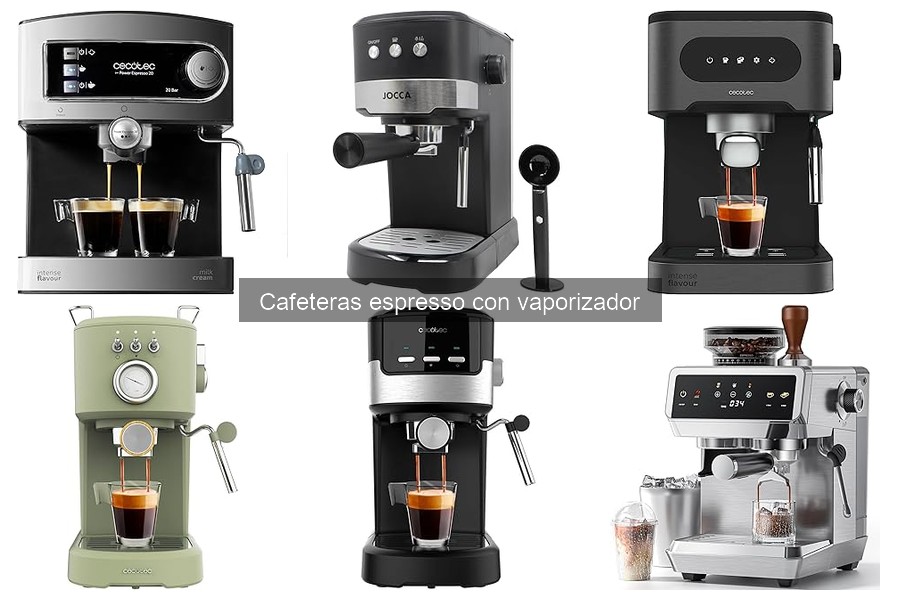 Mantenimiento y limpieza de cafeteras espresso con vaporizador
