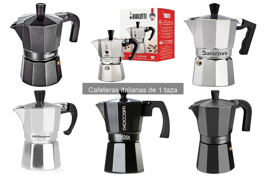 Mantenimiento y limpieza de cafeteras italianas de 1 taza