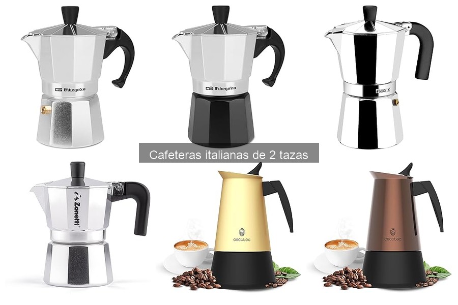 Mantenimiento y limpieza de cafeteras italianas de 2 tazas