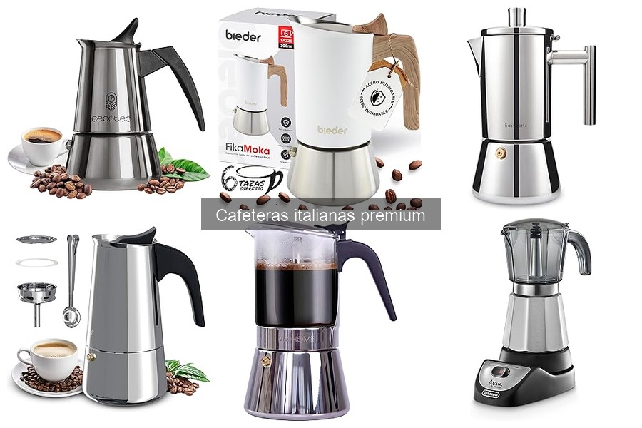 Mantenimiento y limpieza de cafeteras italianas premium