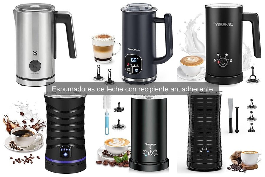 Mantenimiento y limpieza de espumadores de leche antiadherentes
