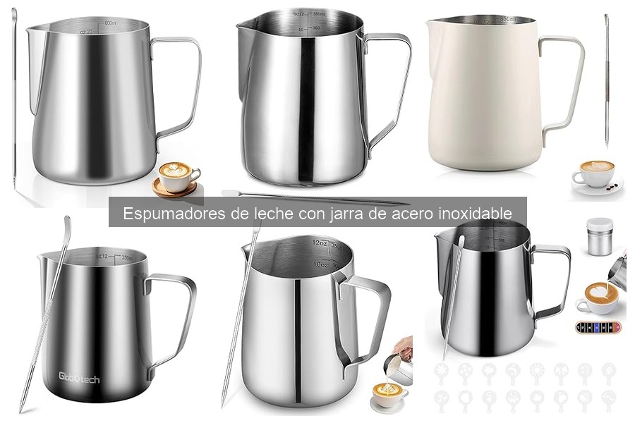 Mantenimiento y limpieza de espumadores de leche de acero inoxidable