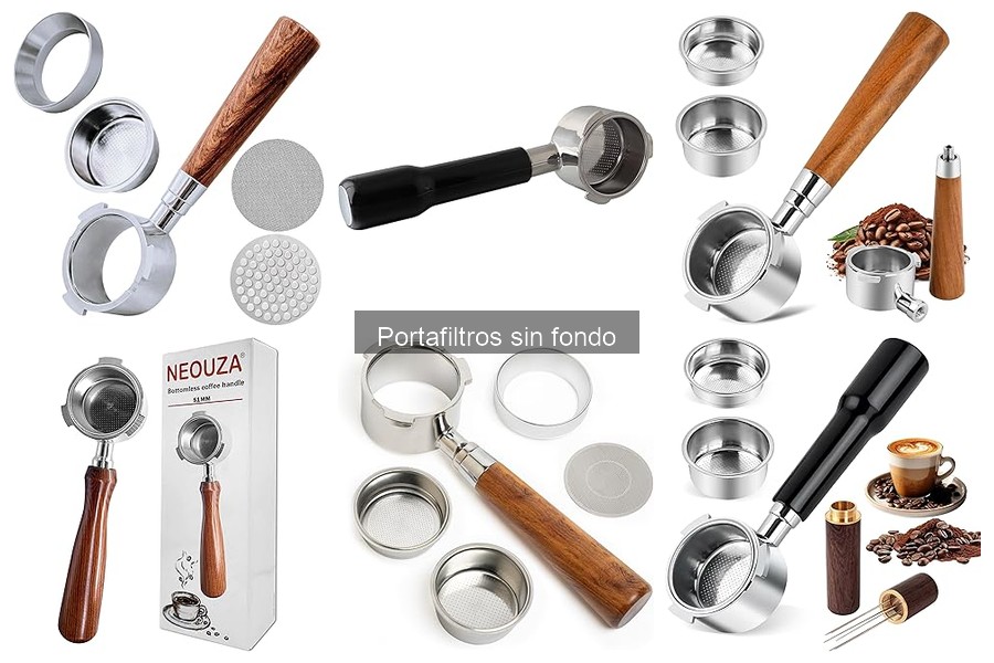Mantenimiento y limpieza del portafiltros sin fondo