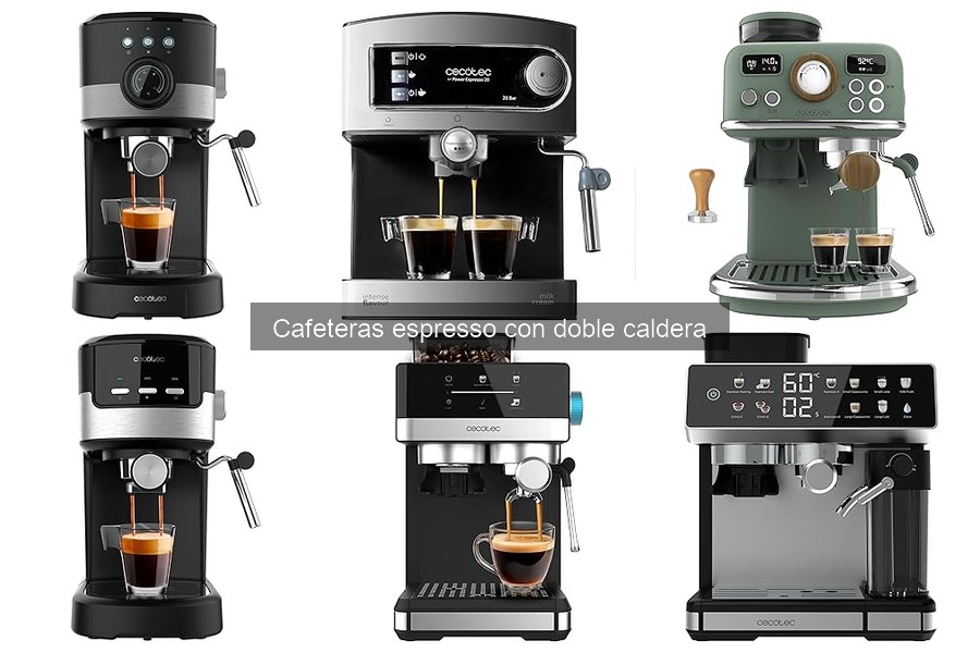 Mejor cafetera espresso con doble caldera para el hogar