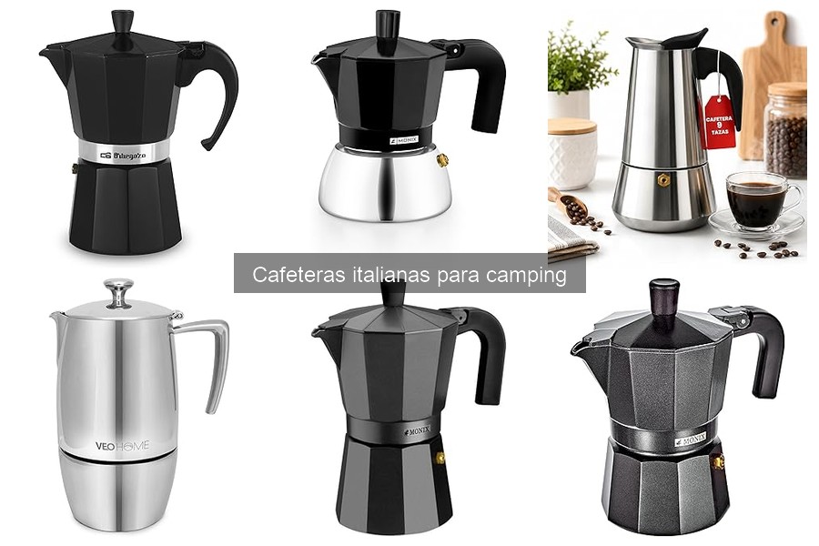 Mejor cafetera italiana para camping 2023: Comparativa completa