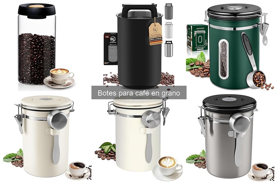Mejores botes para café en grano: comparativa 2023