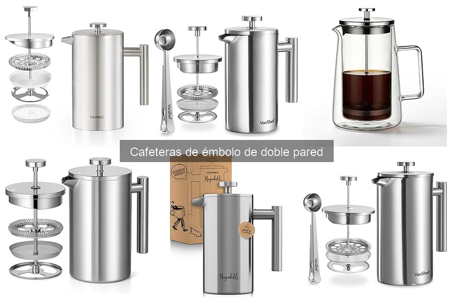 Mejores cafeteras de émbolo de doble pared 2023