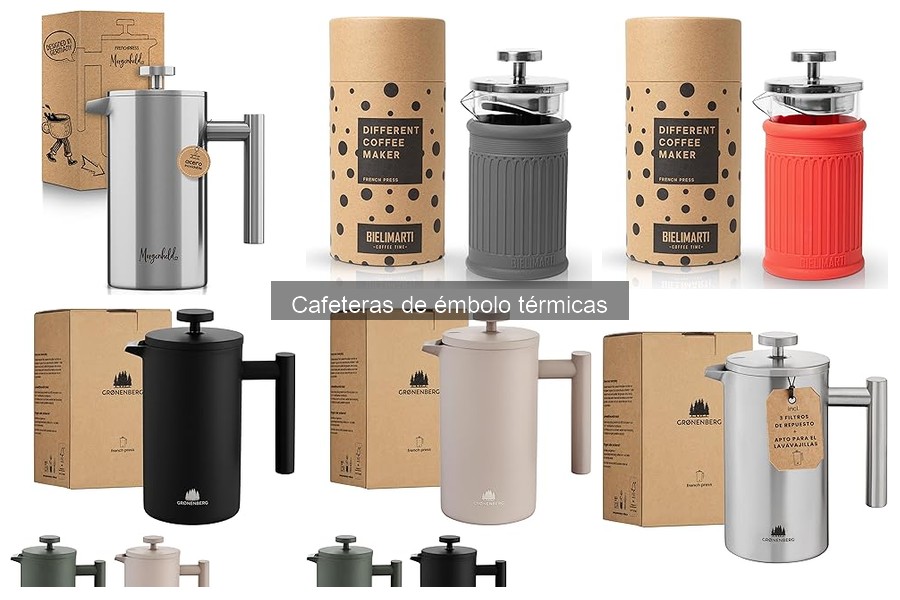 Mejores cafeteras de émbolo térmicas para principiantes