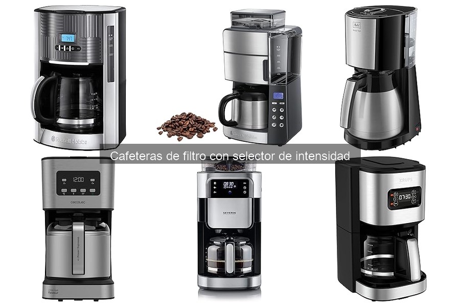 Mejores cafeteras de filtro con selector de intensidad para casas pequeñas