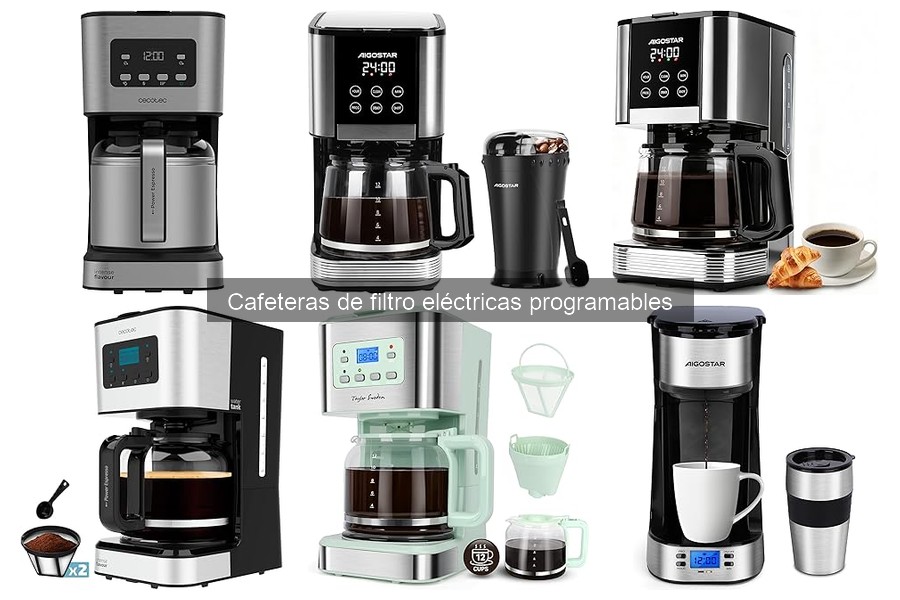 Mejores cafeteras de filtro eléctricas programables para casas pequeñas