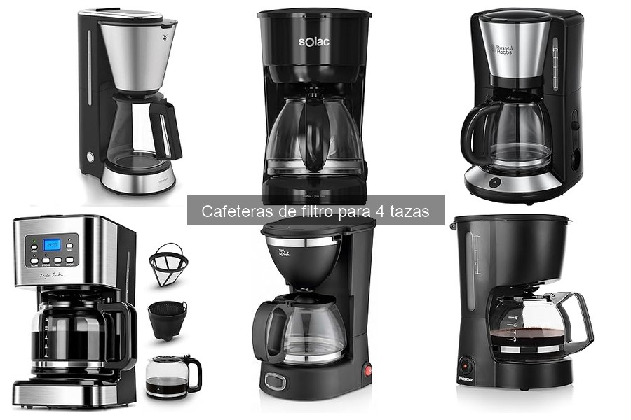 Mejores cafeteras de filtro para 4 tazas en 2023