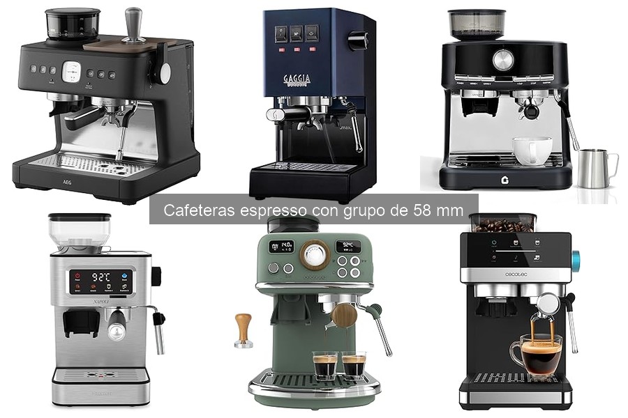 Mejores cafeteras espresso 58 mm: comparativa 2023