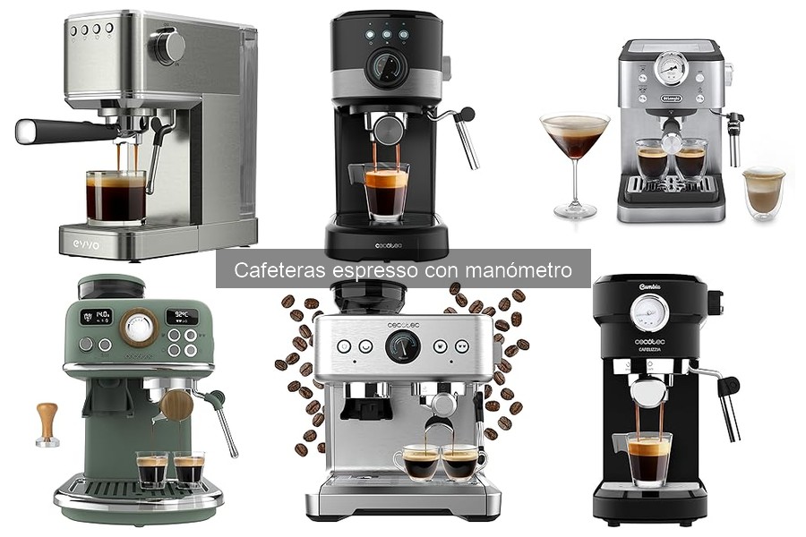 Mejores cafeteras espresso con manómetro en 2023