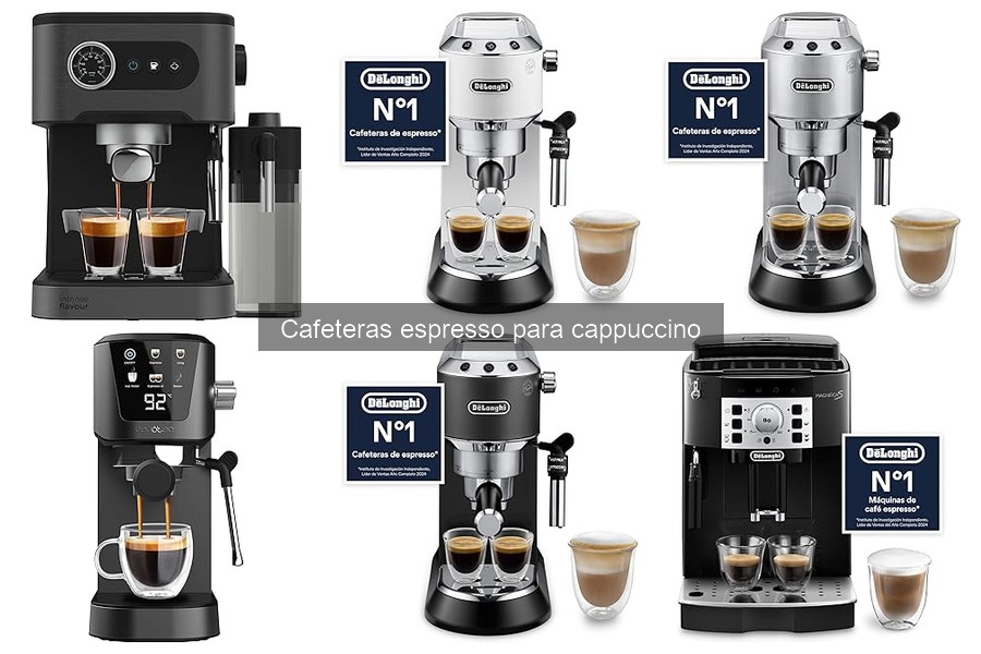 Mejores cafeteras espresso para cappuccino en casa