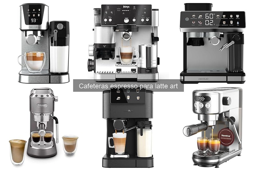 Mejores cafeteras espresso para latte art en 2023