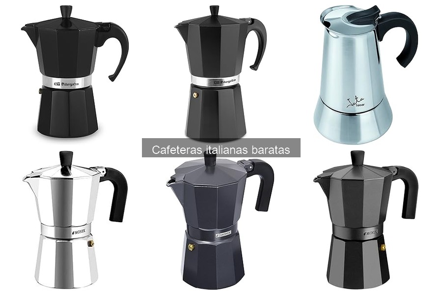 Mejores cafeteras italianas baratas del 2023: Comparativa