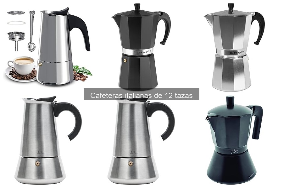 Mejores cafeteras italianas de 12 tazas en 2023