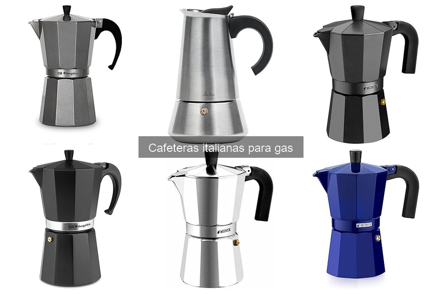 Mejores cafeteras italianas para gas en 2023