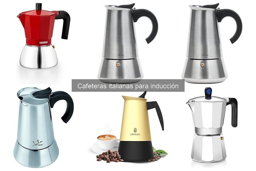 Mejores cafeteras italianas para inducción en 2023