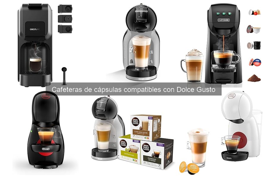 Mejores cápsulas para cafeteras Dolce Gusto: análisis y comparativa