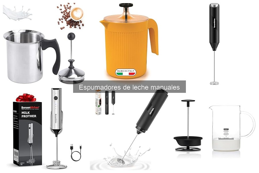 Mejores espumadores de leche manuales 2023: Comparativa y Opiniones