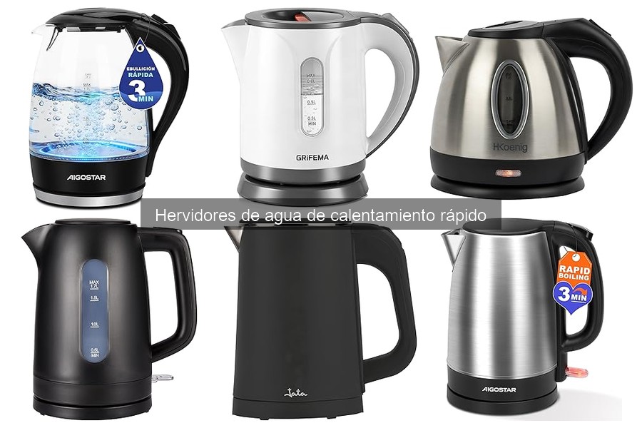 Mejores hervidores de agua de calentamiento rápido para casa
