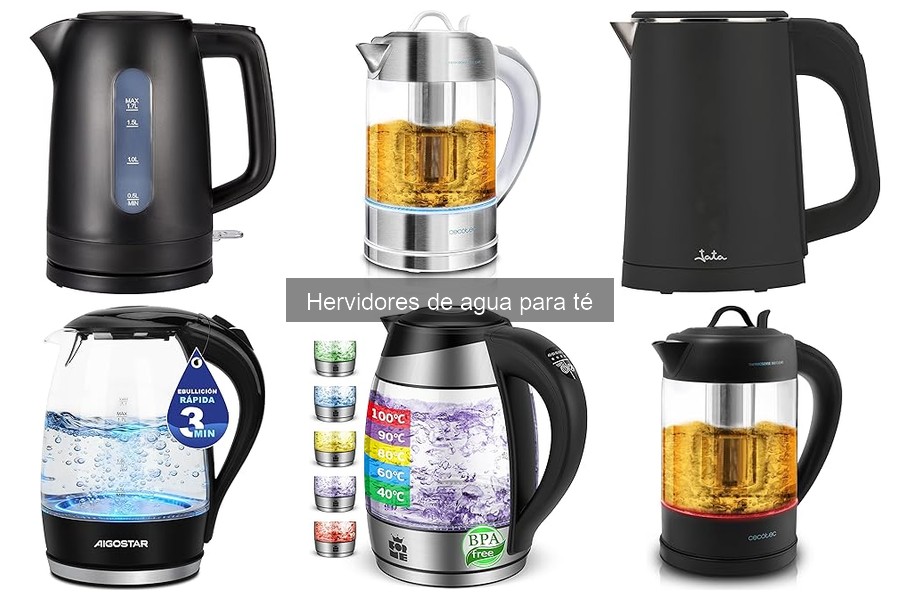 Mejores hervidores de agua para té del 2023: Comparativa
