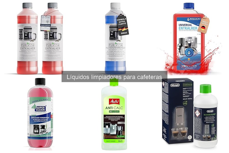 Mejores líquidos limpiadores para cafeteras automáticas