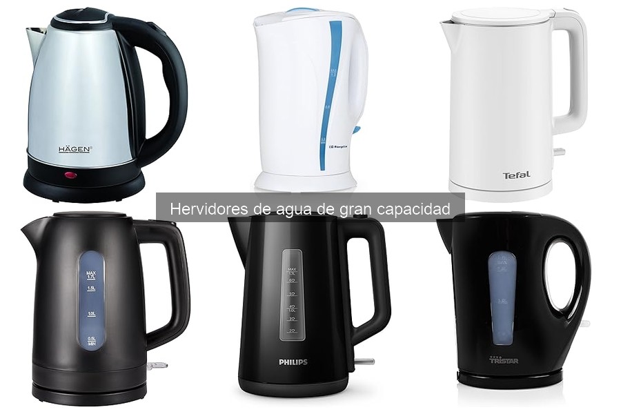 Mejores lugares para comprar hervidores de agua de gran capacidad