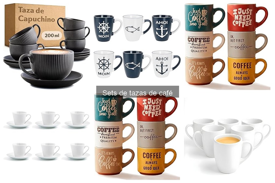 Mejores lugares para comprar sets de tazas de café baratas