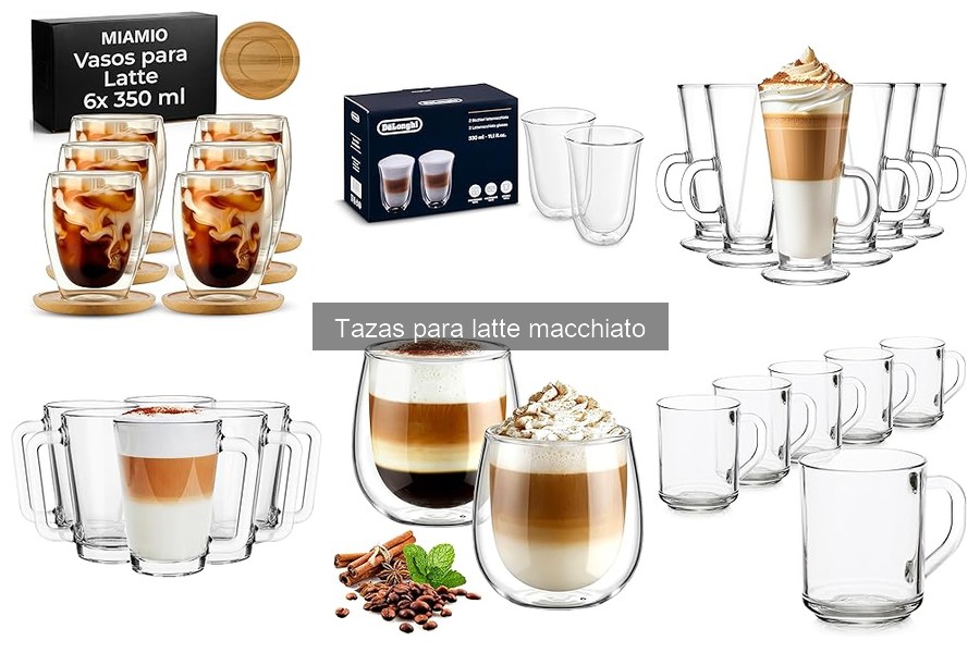 Mejores lugares para comprar tazas para latte macchiato baratos
