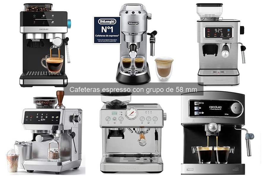 Mejores marcas de cafeteras espresso 58 mm para café en casa